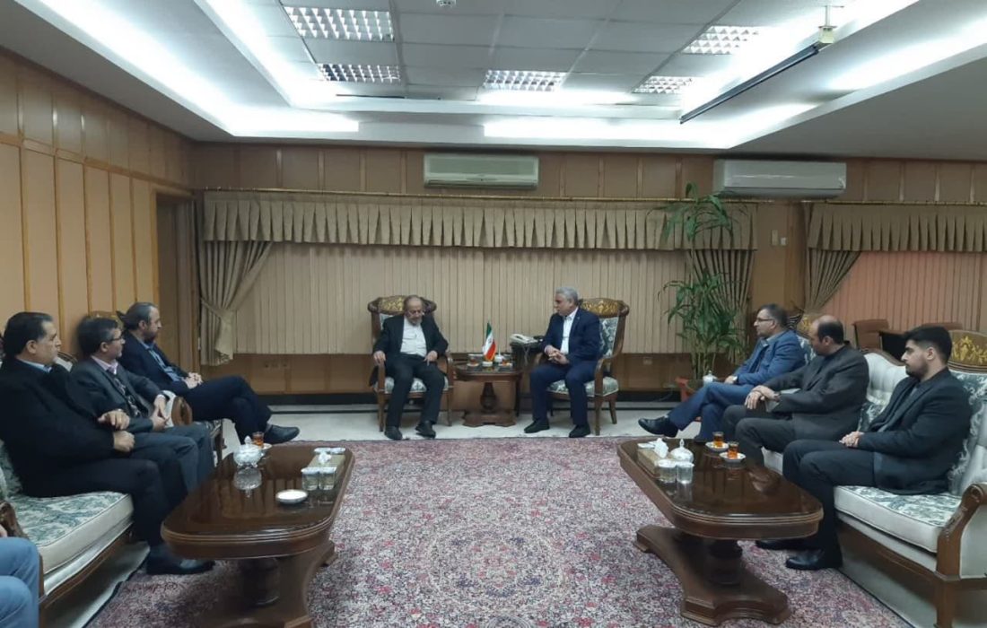 دیدار رئیس شورای راهبردی جبهه مردمی ایران قوی با استاندار گیلان